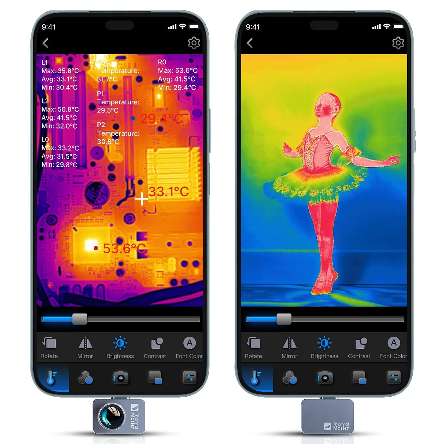 Thermal Master P2 Pro thermal camera product reference
